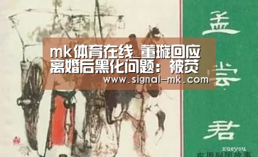 mk体育在线_董璇回应离婚后黑化问题:被荧幕形象欺骗了(图1) mk体育